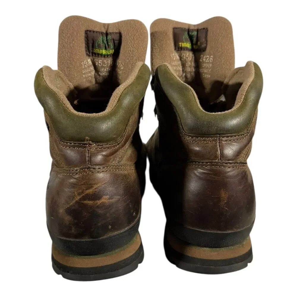 Timberland Waterproof Leather Hiking Boots Brown Men’s 10M Trail Outdoor Lace-Up - Picture 5 of 8